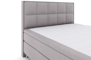 Select No 6 Komplett Sängpaket 180x200 Medium Latex/Memory - Ljusgrå/Metall - Möbler - Säng - Kontinentalsäng