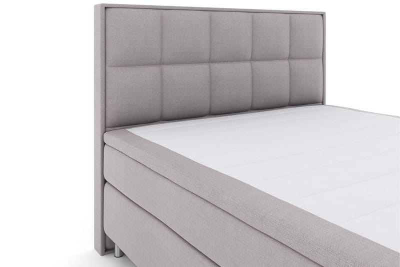 Select No 6 Komplett Sängpaket 180x200 Medium Latex/Memory - Ljusgrå/Metall - Möbler - Säng - Kontinentalsäng