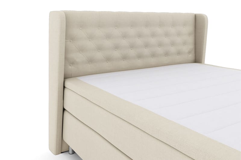 Select No 6 Komplett Sängpaket 210x210 Medium Watergel - Beige/Metall - Möbler - Säng - Kontinentalsäng