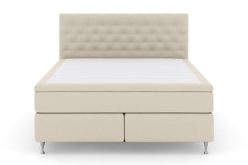 Select No 6 Kontinentalsäng 180x200 Fast Memory/Pocket - Beige/Silver - Möbler - Säng - Kontinentalsäng