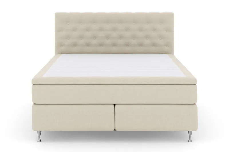 Select No 6 Kontinentalsäng 180x200 Fast Memory/Pocket - Beige/Silver - Möbler - Säng - Kontinentalsäng
