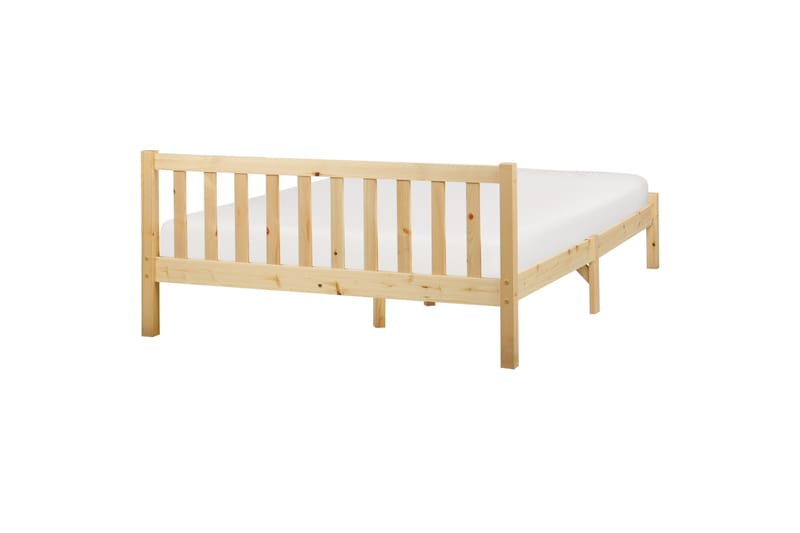 Shreyansh Sängram 140x200 cm - Ljust trä - Möbler - Säng - Sängram & sängstomme