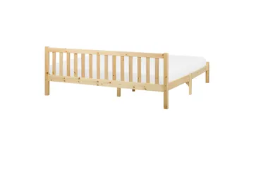 Shreyansh Sängram 180x200 cm - Ljust trä - Möbler - Säng - Sängram & sängstomme