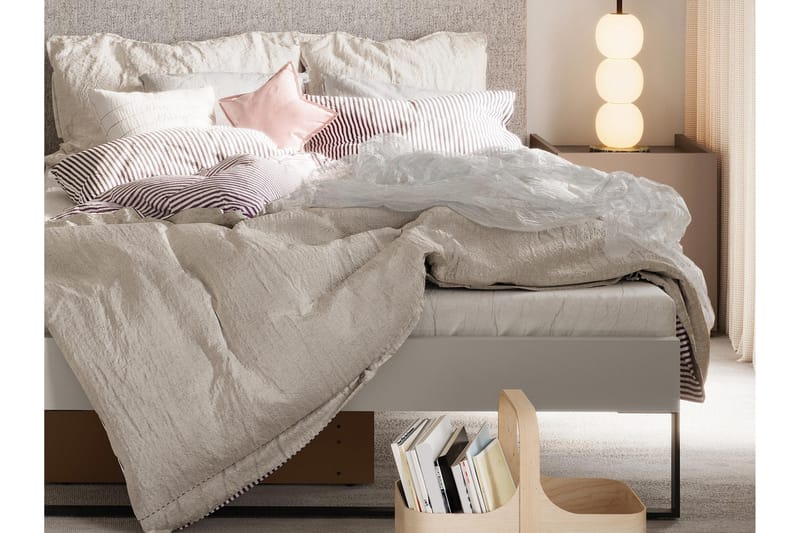 Sigmana Möbelset För Sovrum - Ljusgrå/Beige - Möbler - Säng - Möbelset för sovrum
