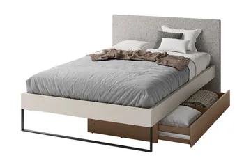 Sigmana Möbelset För Sovrum - Ljusgrå/Beige - Möbler - Säng - Möbelset för sovrum