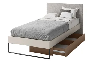 Sigmana Möbelset För Sovrum - Ljusgrå/Beige - Möbler - Säng - Möbelset för sovrum