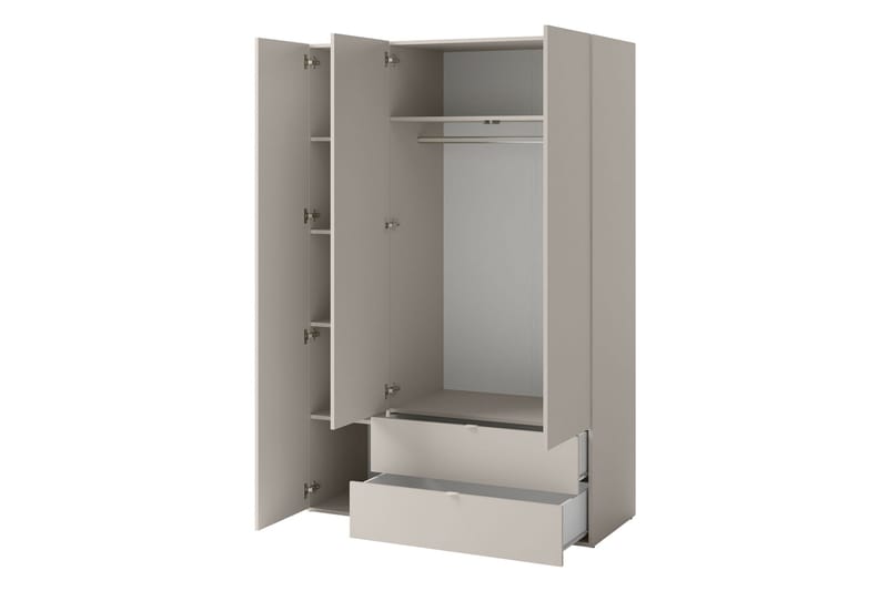 Sigmana Möbelset För Sovrum - Ljusgrå/Brun/Beige - Möbler - Säng - Möbelset för sovrum