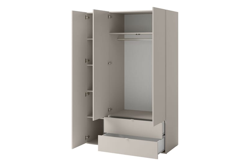 Sigmana Möbelset För Sovrum - Ljusgrå/Brun/Beige - Möbler - Säng - Möbelset f�ör sovrum