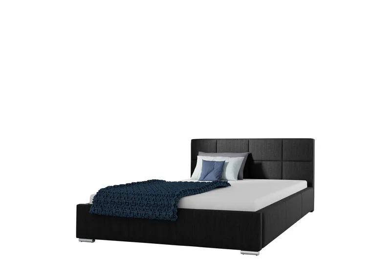 Sirdal Sängram 140x200 cm, Svart