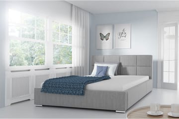 Sirdal Sängram 160x200 cm - Ljusgrå - Möbler - Säng - Sängram & sängstomme