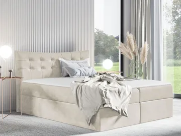 Sirel Sängpaket Kontinentalsäng 120x200 cm - beige - Möbler - Säng - Kontinentalsäng