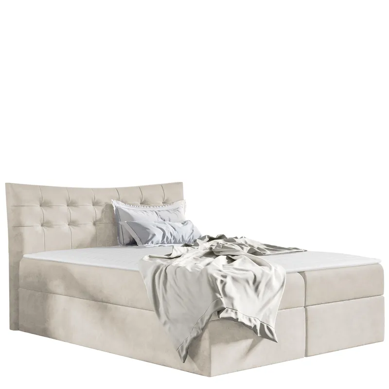 Sirel Sängpaket Kontinentalsäng 200x200 cm, beige