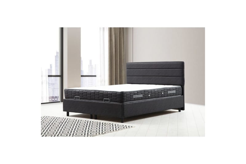 Sonyi Komplett Sängpaket 160x200 cm - Antracit - Möbler - Säng - Komplett sängpaket