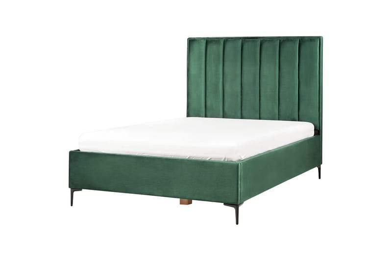 Sovrumsset Sezanne Grön/Svart, 140x200 cm, Sammet - Grön/Svart, 140x200 cm, Sammet - Möbler - Säng - Möbelset för sovrum