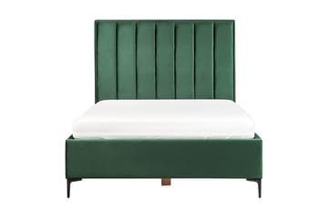 Sovrumsset Sezanne Grön/Svart, 140x200 cm, Sammet - Grön/Svart, 140x200 cm, Sammet - Möbler - Säng - Möbelset för sovrum
