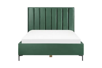 Sovrumsset Sezanne Grön/Svart, 160x200 cm, Sammet - Grön/Svart, 160x200 cm, Sammet - Möbler - Säng - Möbelset för sovrum