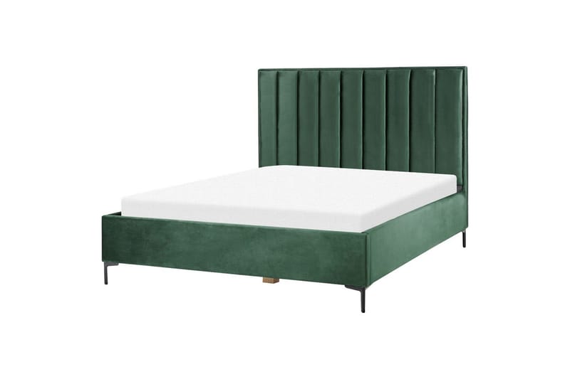 Sovrumsset Sezanne Grön/Svart, 180x200 cm, Sammet - Grön/Svart, 180x200 cm, Sammet - Möbler - Säng - Möbelset för sovrum