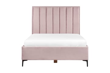 Sovrumsset Sezanne Rosa/Svart, 140x200 cm, Sammet - Rosa/Svart, 140x200 cm, Sammet - Möbler - Säng - Möbelset för sovrum