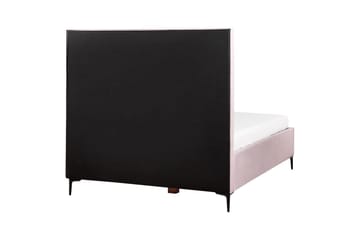 Sovrumsset Sezanne Rosa/Svart, 140x200 cm, Sammet - Rosa/Svart, 140x200 cm, Sammet - Möbler - Säng - Möbelset för sovrum