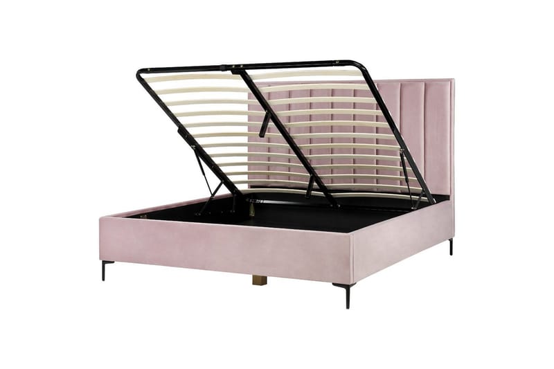 Sovrumsset Sezanne Rosa/Svart, 180x200 cm, Sammet - Rosa/Svart, 180x200 cm, Sammet - Möbler - Säng - Möbelset för sovrum