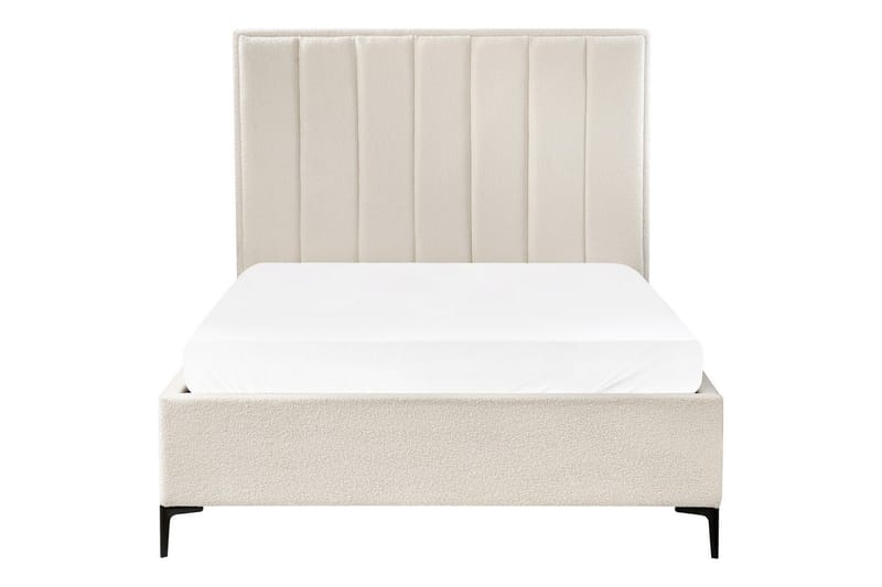 Sovrumsset Sezanne Vit/Svart, 140x200 cm, Bouclé - Vit/Svart, 140x200 cm, Bouclé - Möbler - Säng - Möbelset för sovrum
