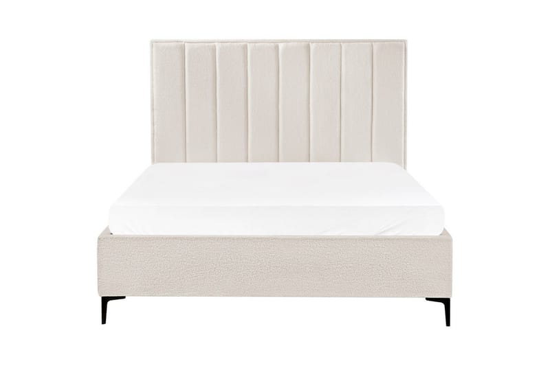 Sovrumsset Sezanne Vit/Svart, 160x200 cm, Bouclé - Vit/Svart, 160x200 cm, Bouclé - Möbler - Säng - Möbelset för sovrum