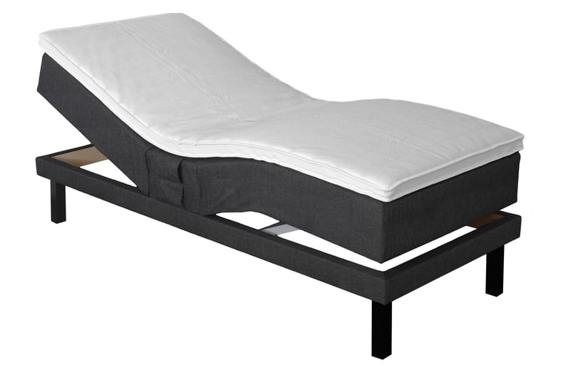 Ställbar Säng Choice 90x200 cm - Mörkgrå - Ställbar säng
