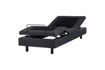 Ställbar säng utan huvudgavel Duke - Grå, svart, 90x200 cm - Möbler - Säng - Sängram & sängstomme