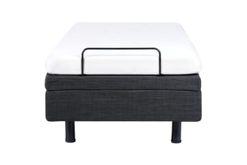 Ställbar säng utan huvudgavel Duke - Grå, svart, 90x200 cm - Möbler - Säng - Sängram & sängstomme