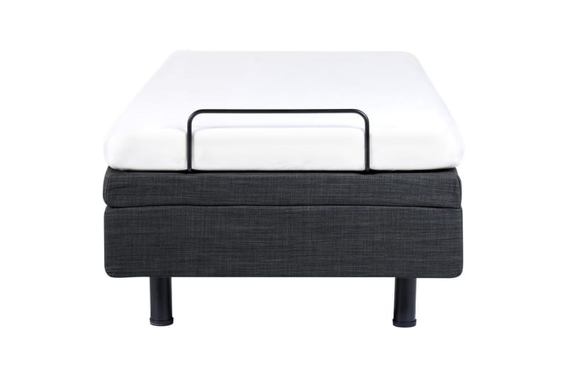 Ställbar säng utan huvudgavel Duke - Grå, svart, 90x200 cm - Möbler - Säng - Sängram & sängstomme