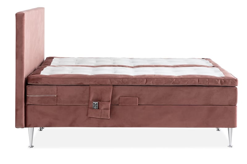 Ställbar SAFIR Velour Rosa 180x200 Ställbar -   - Ställbar säng