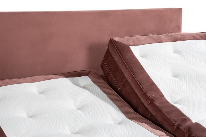 Ställbar SAFIR Velour Rosa 180x200 Ställbar -   - Ställbar säng