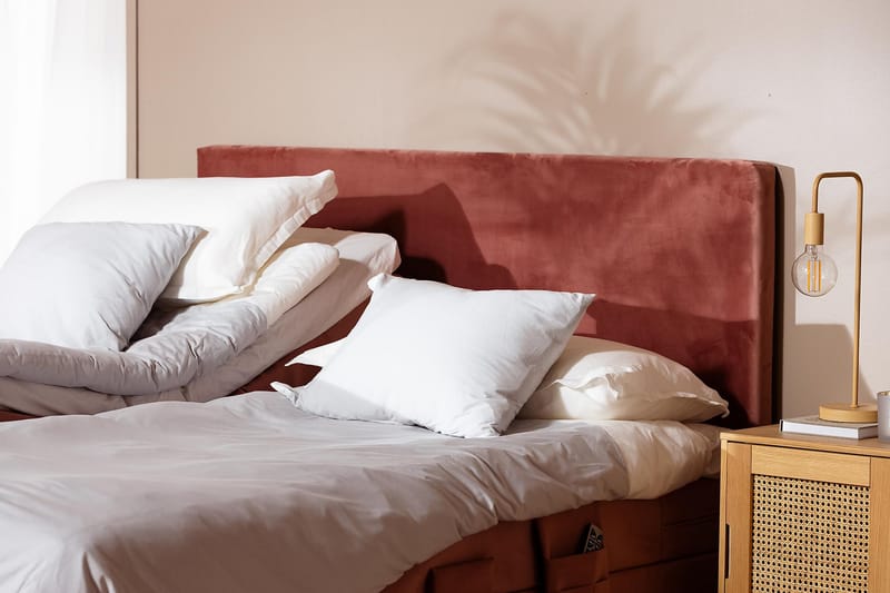 Ställbar SAFIR Velour Rosa 180x200 Ställbar -   - Ställbar säng