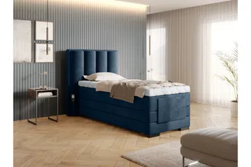 Banti Ställbar Kontinentalsäng 90x200 cm - Blå - Möbler - Säng - Ställbar säng