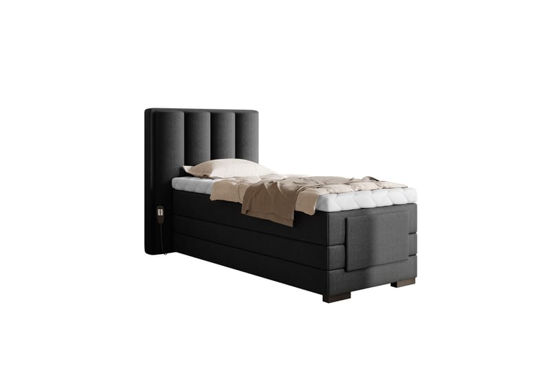 Banti Ställbar Kontinentalsäng 90x200 cm - Grå - Möbler - Säng - Ställbar säng