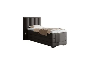 Banti Ställbar Kontinentalsäng 90x200 cm - Grå - Möbler - Säng - Ställbar säng