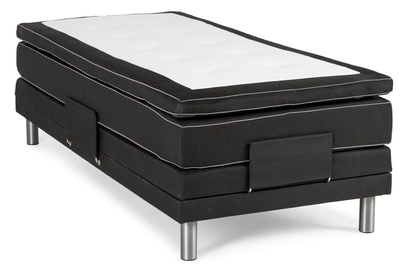 Detroit Ställbar Säng 90x200 cm Höj och sänkbar - Svart - Möbler - Säng - Ställbar säng