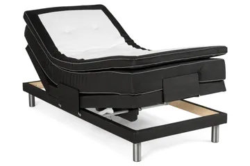 Detroit Ställbar Säng 90x200 cm Höj och sänkbar - Svart - Möbler - Säng - Ställbar säng