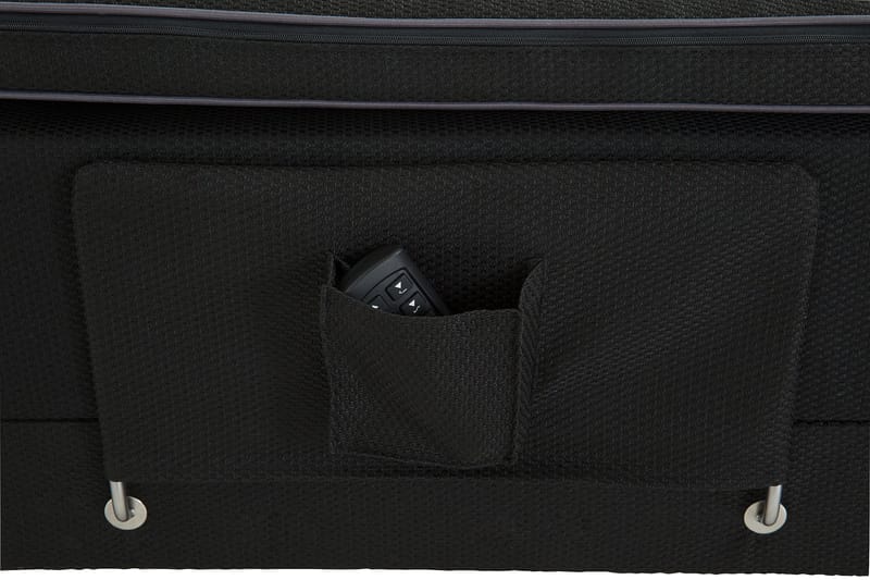 Royal Justerbar Kontinentalsäng 90x200 - Svart - Möbler - Säng - Ställbar säng