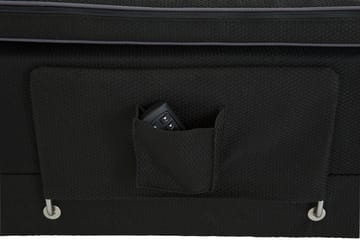 Royal Justerbar Kontinentalsäng 90x200 - Svart - Möbler - Säng - Ställbar säng