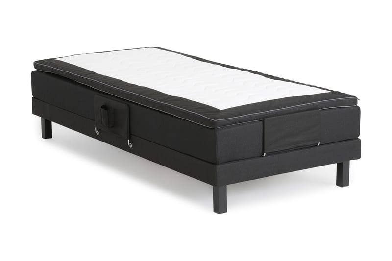 Royal Justerbar Kontinentalsäng 90x200 - Svart - Möbler - Säng - Ställbar säng