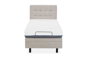 Säng Kisterud Ställbar 80x200 cm - Beige - Möbler - Säng - Ställbar säng