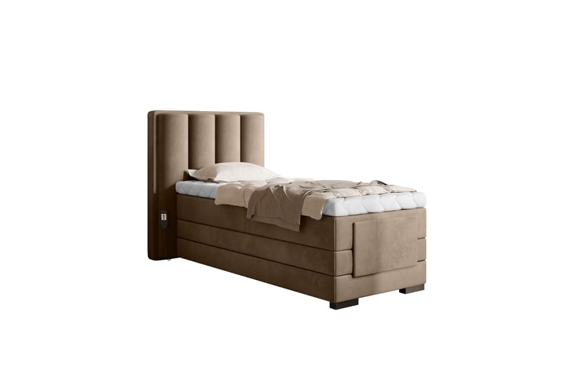 Ställbar Kontinentalsäng Masayuki 90x200 cm - Beige - Möbler - Säng - Ställbar säng