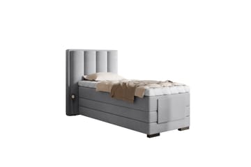 Ställbar Kontinentalsäng Masayuki 90x200 cm - Grå - Möbler - Säng - Ställbar säng