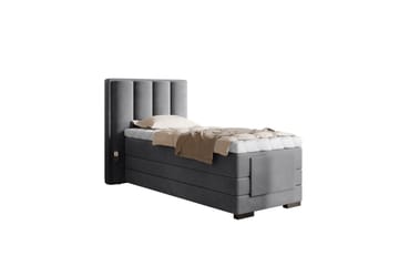 Ställbar Kontinentalsäng Masayuki 90x200 cm - Grå - Möbler - Säng - Ställbar säng