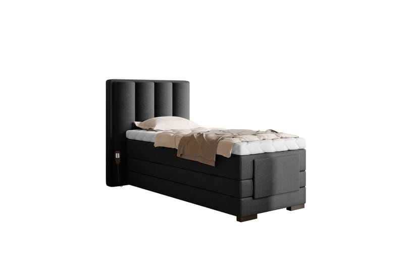 Ställbar Kontinentalsäng Masayuki 90x200 cm - Grå - Möbler - Säng - Ställbar säng