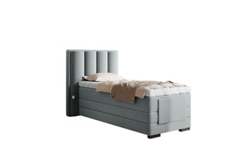 Ställbar Kontinentalsäng Masayuki 90x200 cm - Grå - Möbler - Säng - Ställbar säng