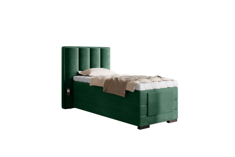 Ställbar Kontinentalsäng Masayuki 90x200 cm - Grön - Möbler - Säng - Ställbar säng