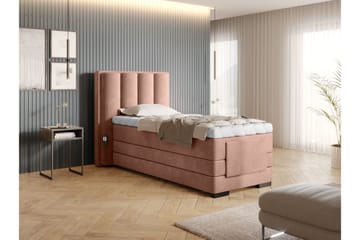 Ställbar Kontinentalsäng Masayuki 90x200 cm - Rosa - Möbler - Säng - Ställbar säng