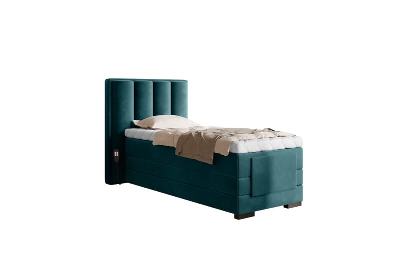 Ställbar Kontinentalsäng Masayuki 90x200 cm - Turkos - Möbler - Säng - Ställbar säng